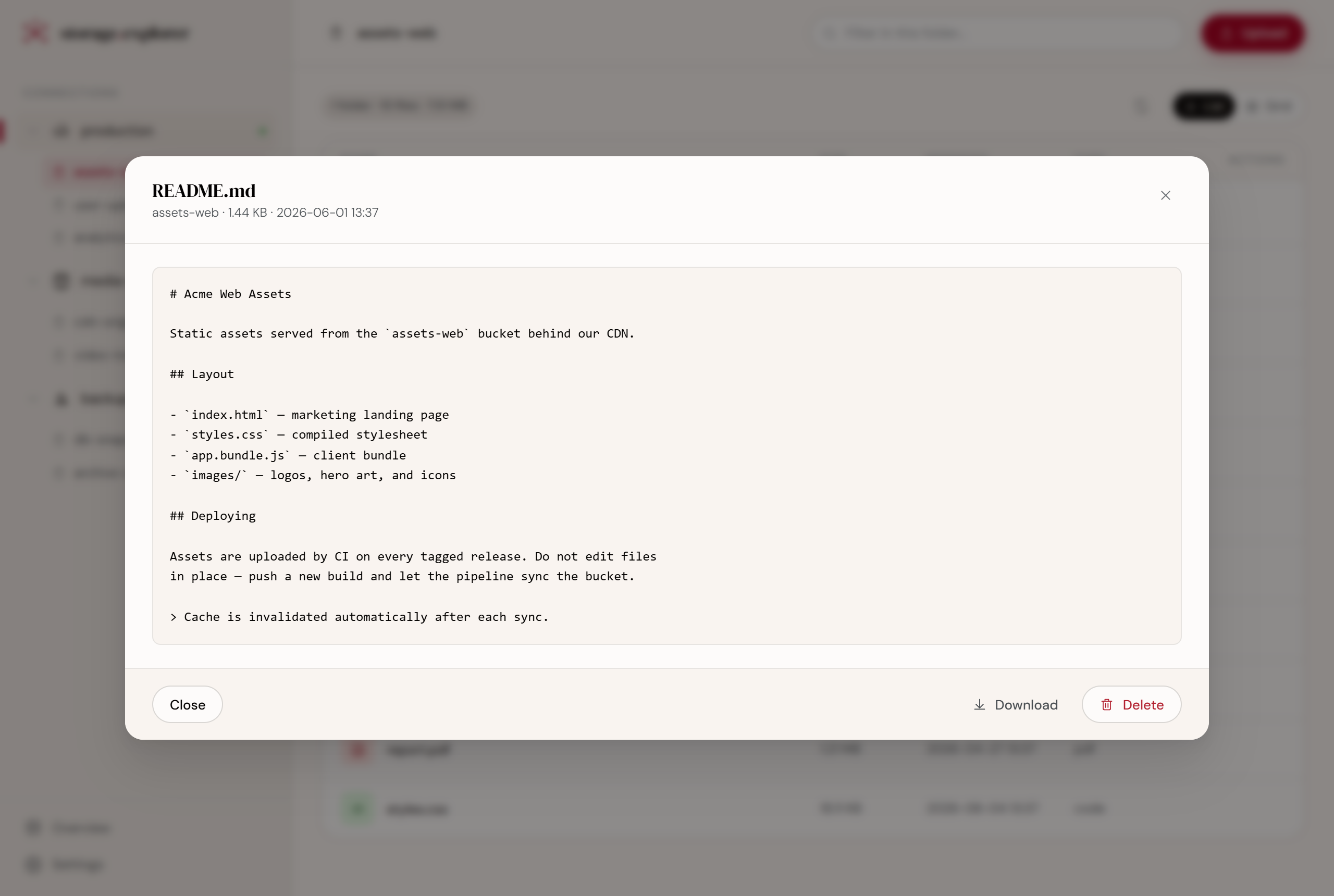 Previewing a file inside Storage Explorer without downloading it